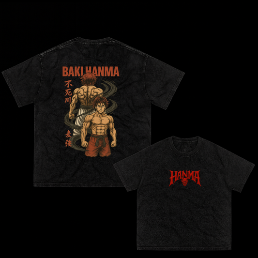 Baki Hanma oversized tee